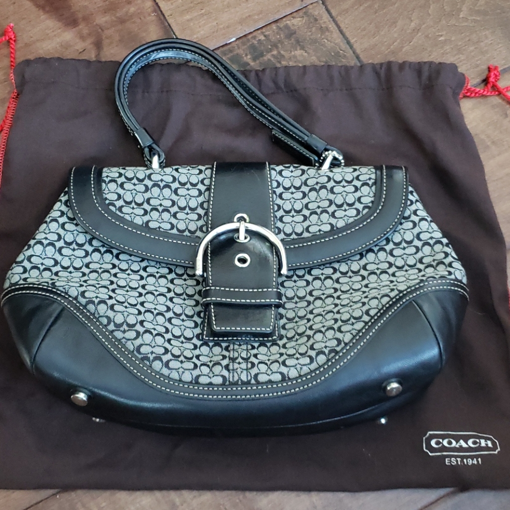 Coach Bag Black Leather